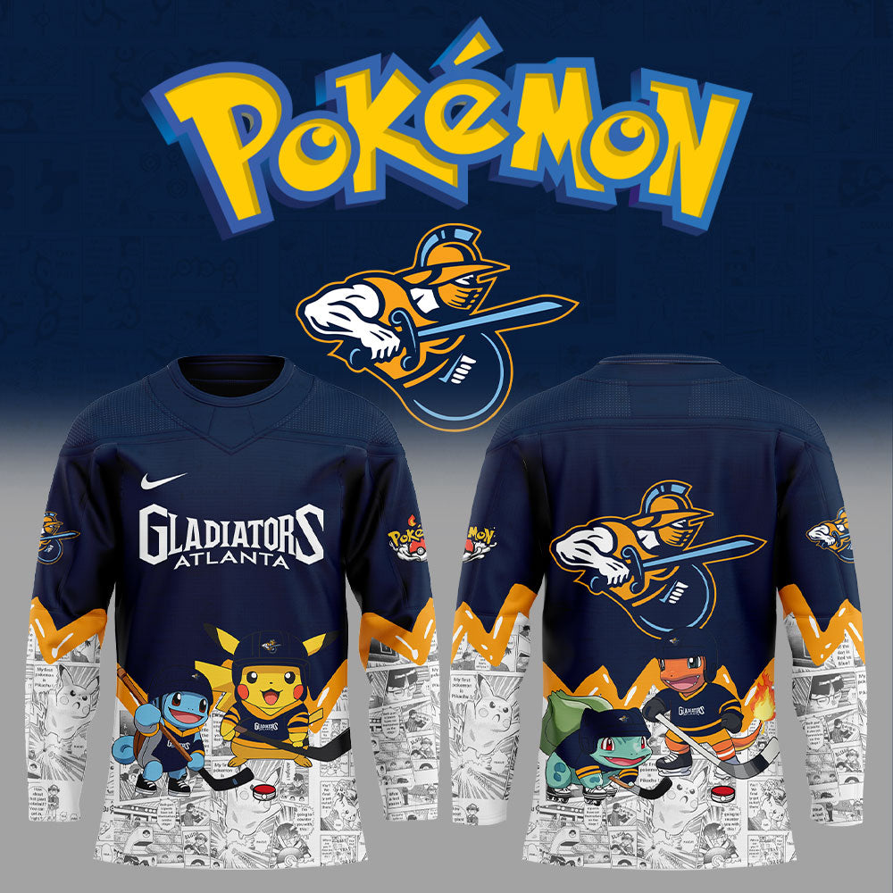 Atlanta Gladiators X Pokemon New Jersey