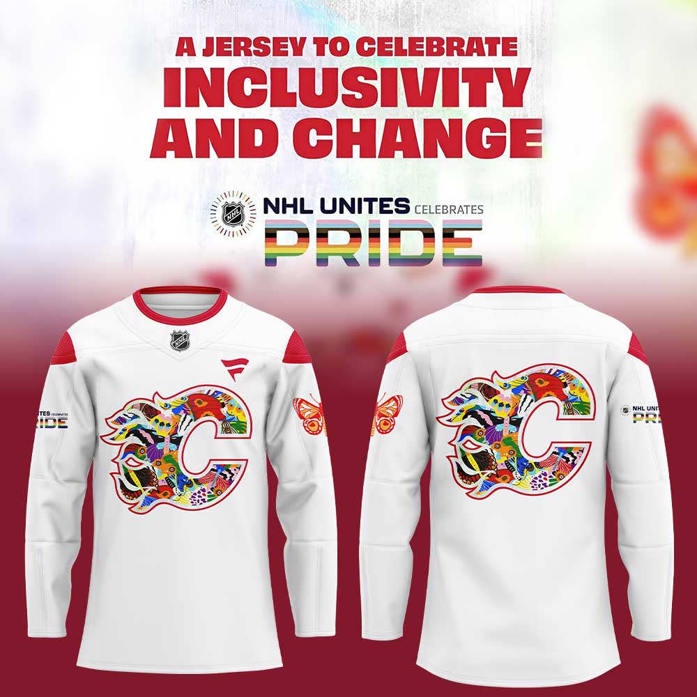 Calgary Flames 2024-25 Pride Night Jersey