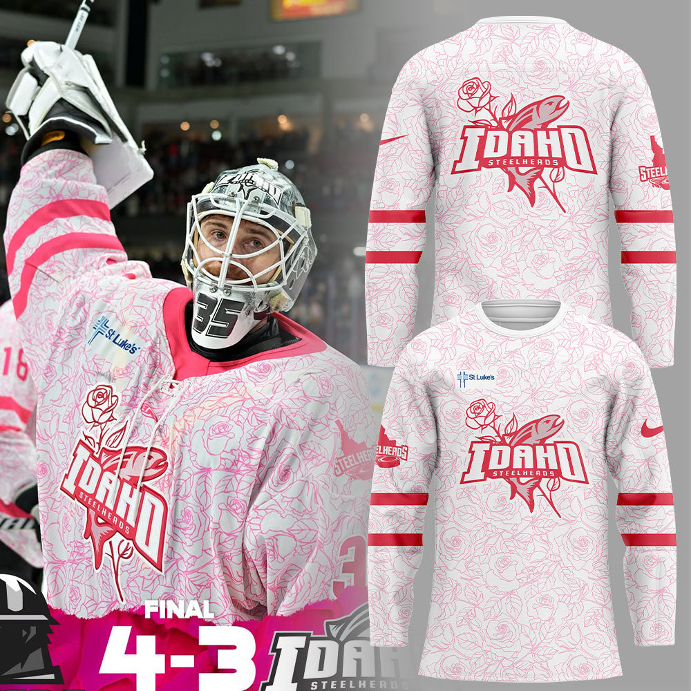 Idaho Steelheads Pink In The Rink Jersey