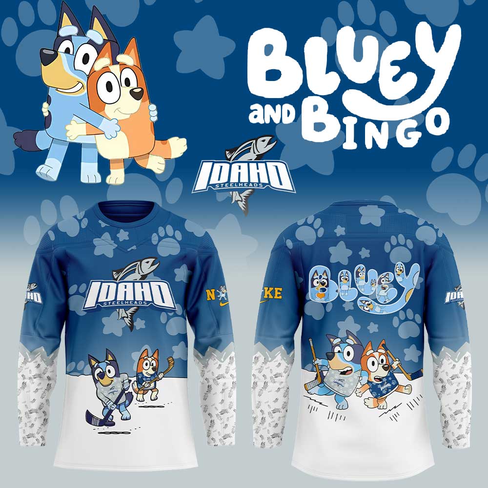 Idaho Steelheads X Bluey And Bingo Jersey