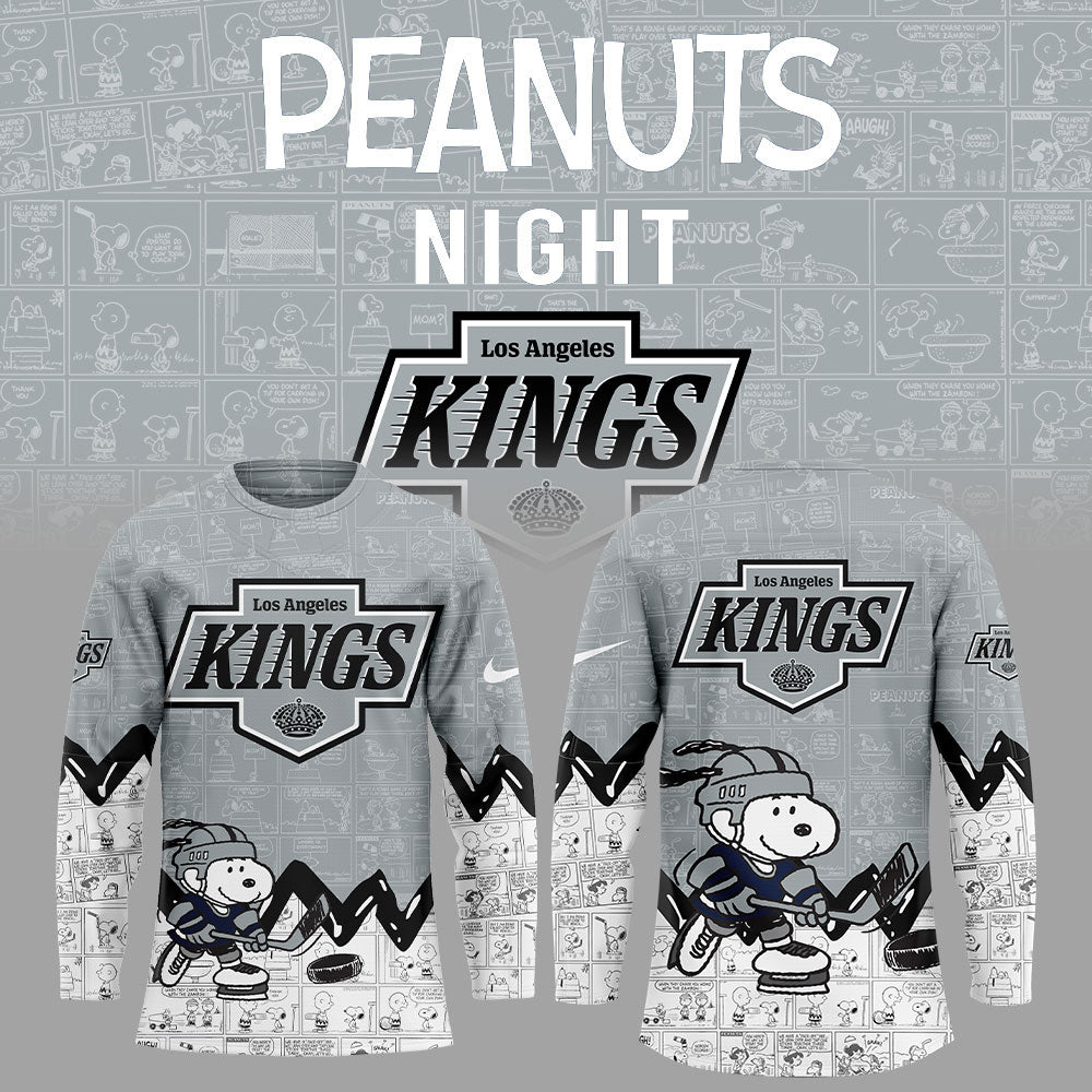 Los Angeles Kings Anniversary Of Peanuts Jersey V2