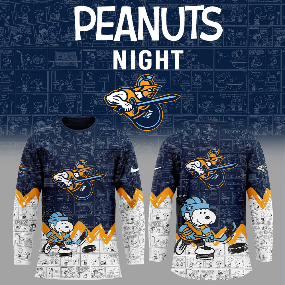 Atlanta Gladiators 75Th Anniversary Of Peanuts Jersey