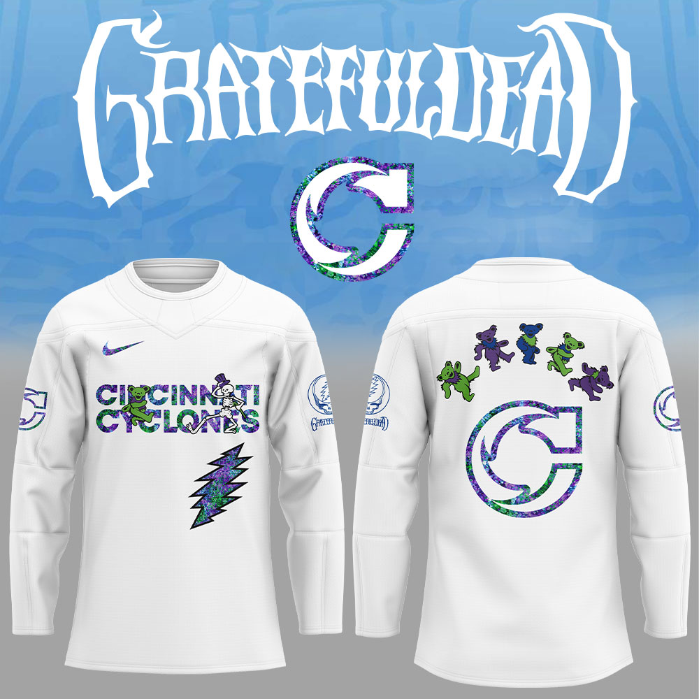 Cincinnati Cyclones Grateful Dead Night Jersey