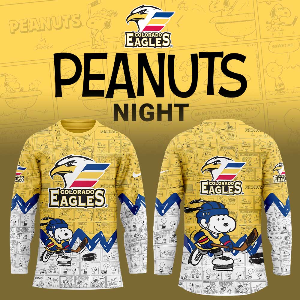 Colorado Eagles 75Th Anniversary Of Peanuts Jersey