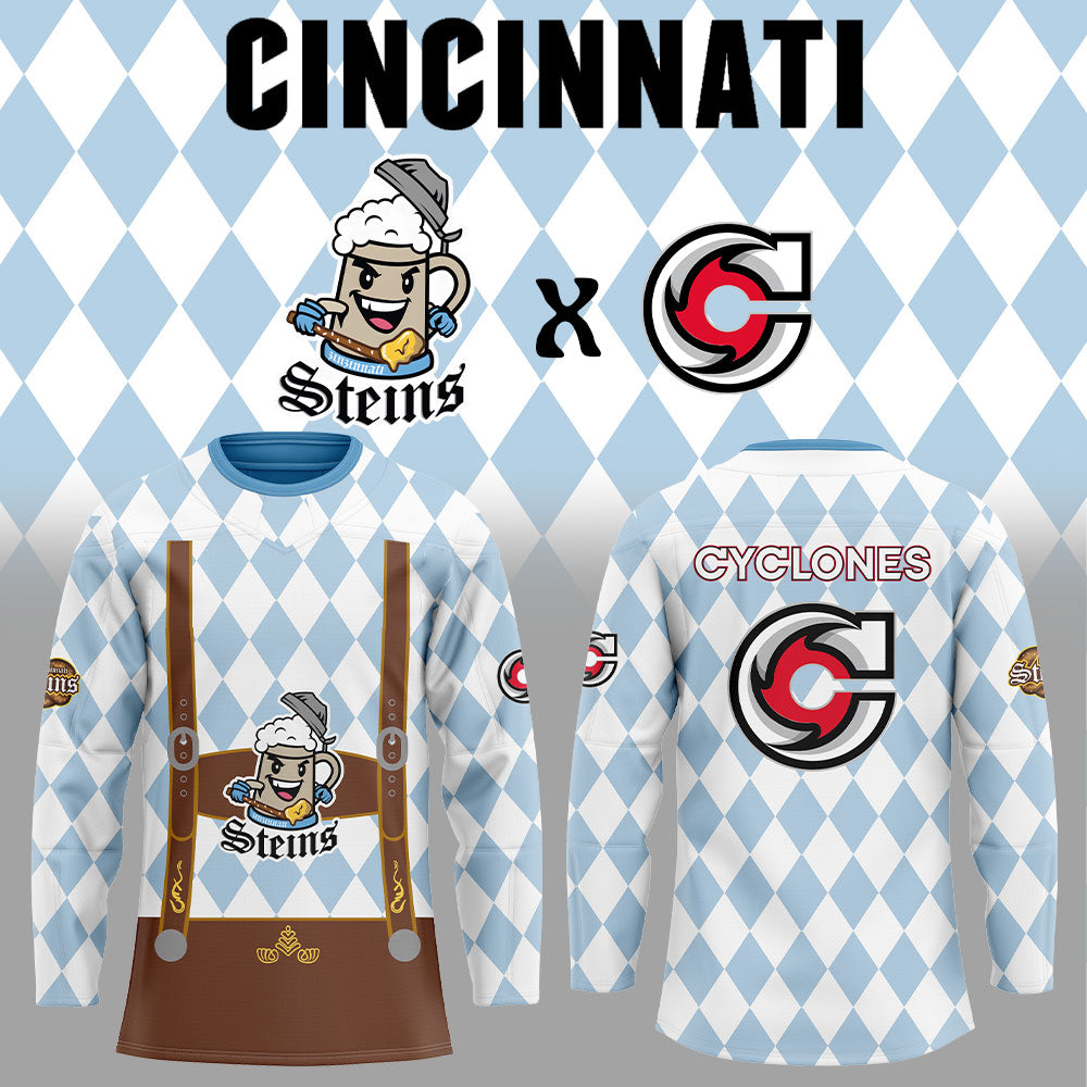 Cincinnati Cyclones Zinzinnati Steins Jersey