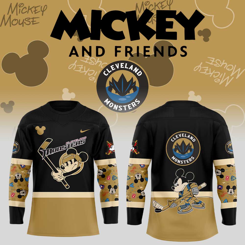 Cleveland Monsters Mickey &amp; Friends Uniform Jersey