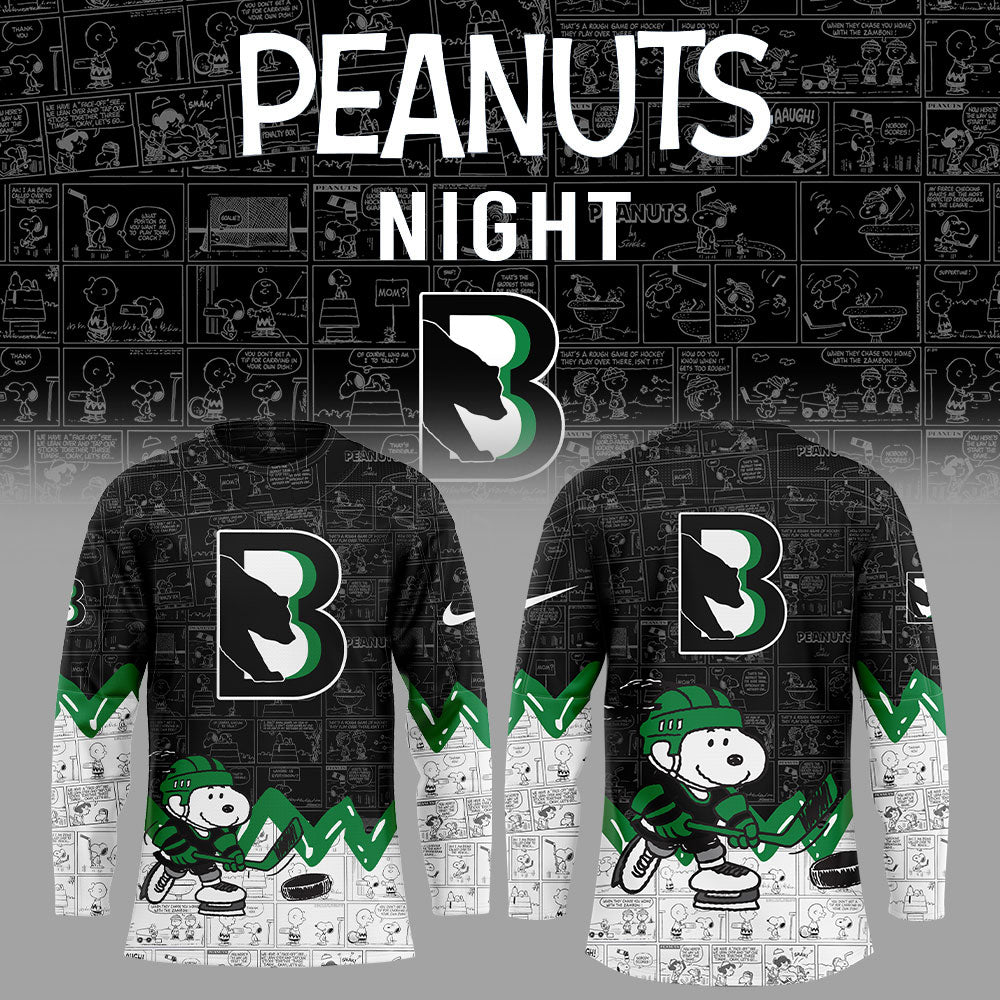 Binghamton Black Bears Anniversary Of Peanuts Jersey