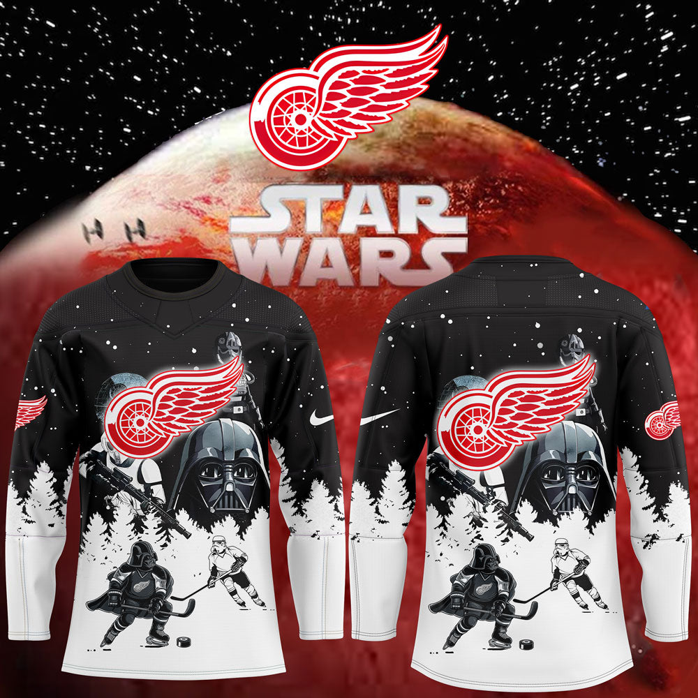 Detroit Red Wings Star Wars Uniform Jersey