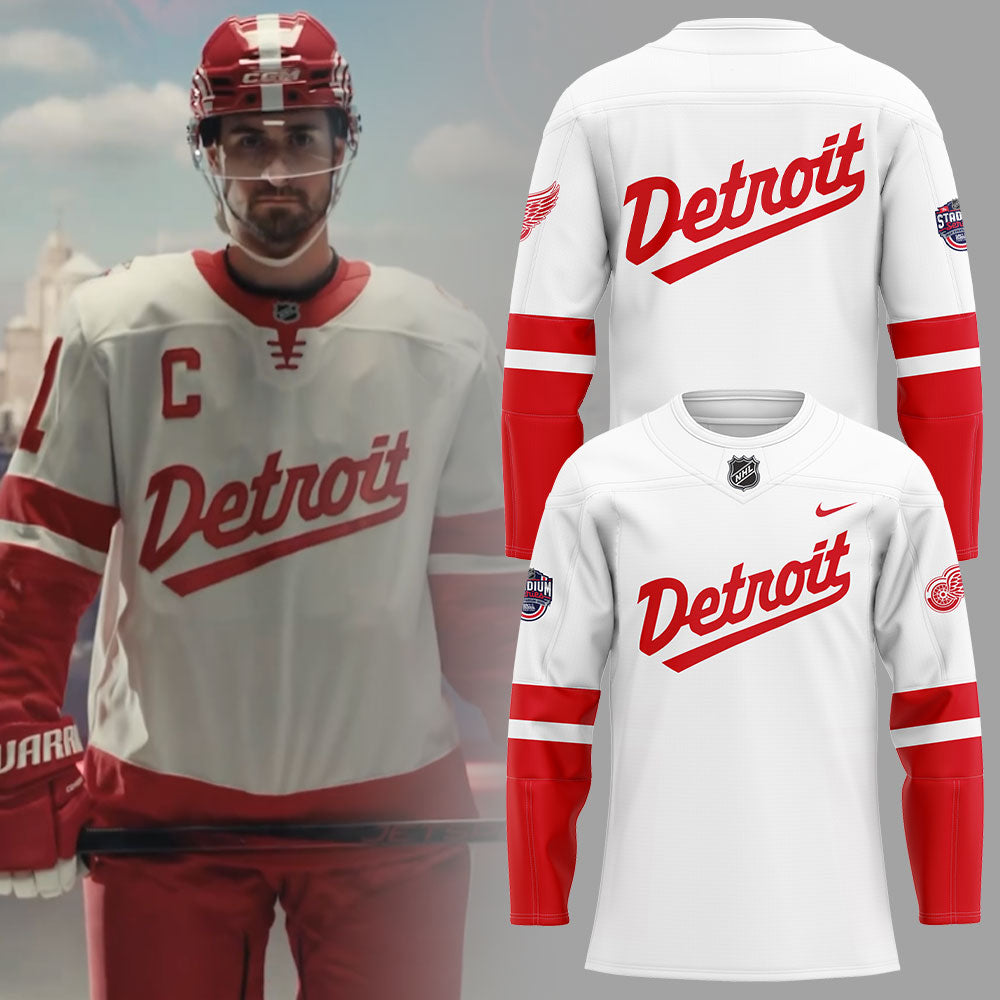 Detroit Red Wings Stadium Series Jersey