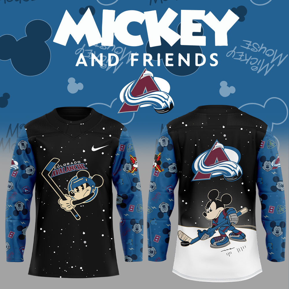 Colorado Avalanche Mickey &amp; Friends Uniform Jersey