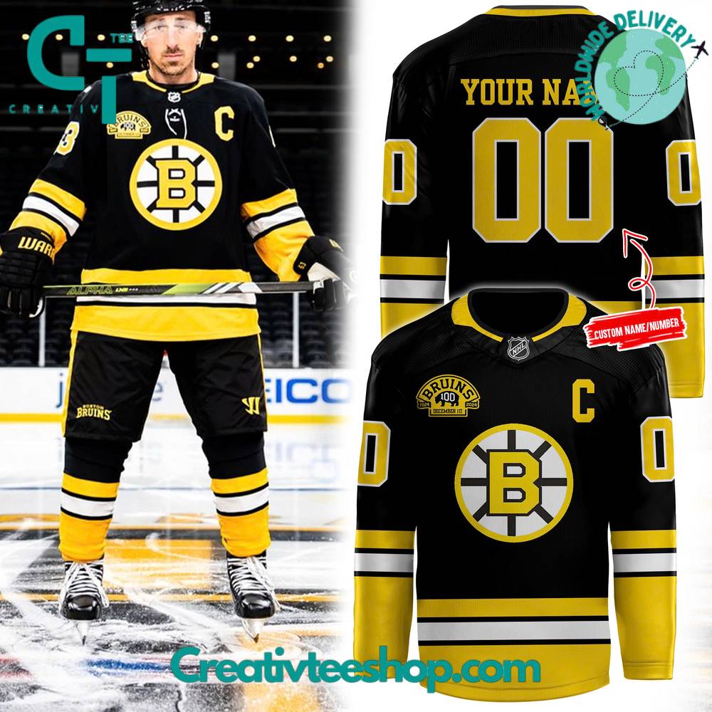 Boston Bruins Centennial Game Hockey Jersey