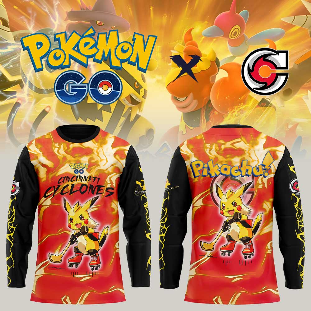 Cincinnati Cyclones X Pok?Mon Go Jersey