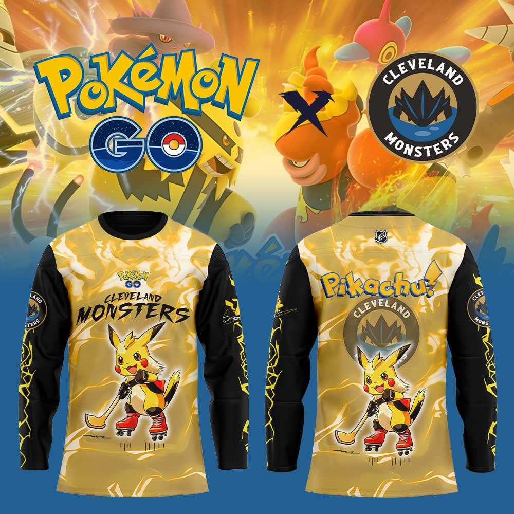 Cleveland Monsters X Pok?Mon Go Jersey