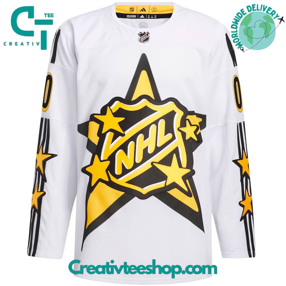 2024 Nhl All-Star Game Toronto X Drew House White Primegreen Custom Hockey Jersey