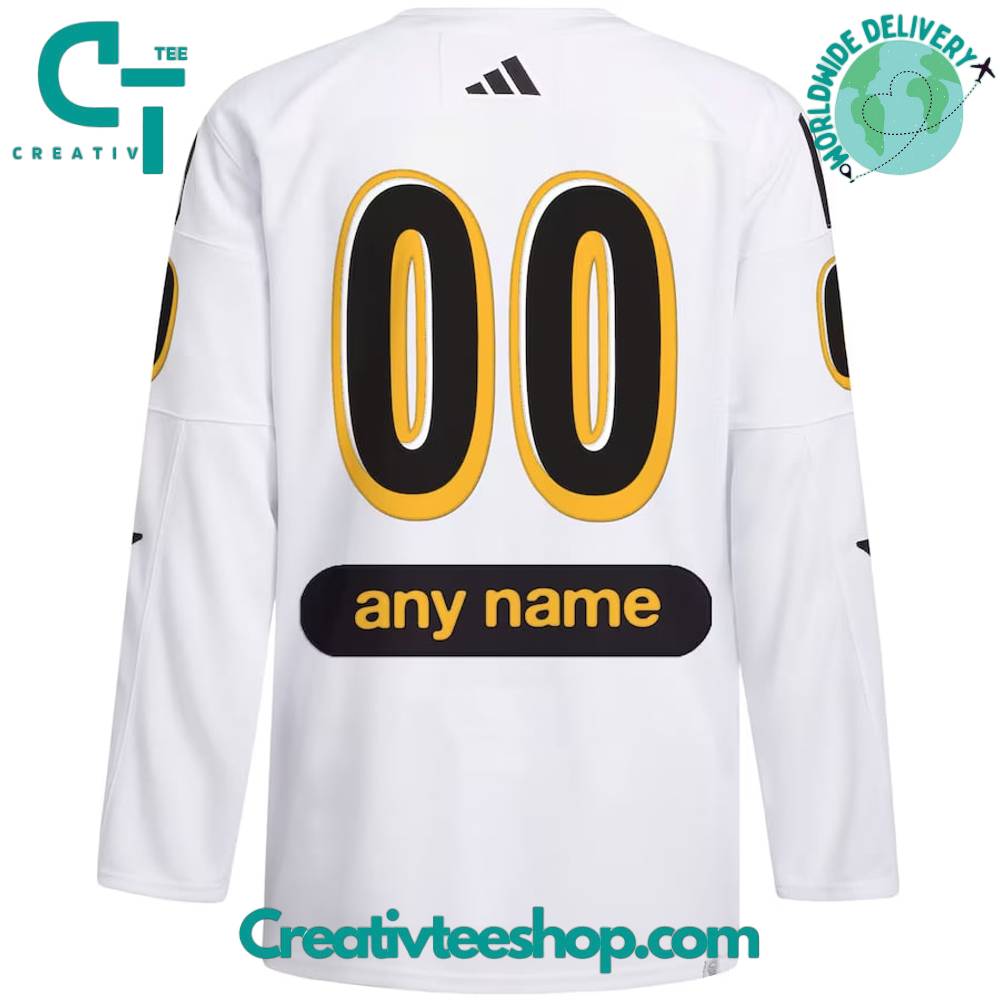 2024 Nhl All-Star Game Toronto X Drew House White Primegreen Custom Hockey Jersey