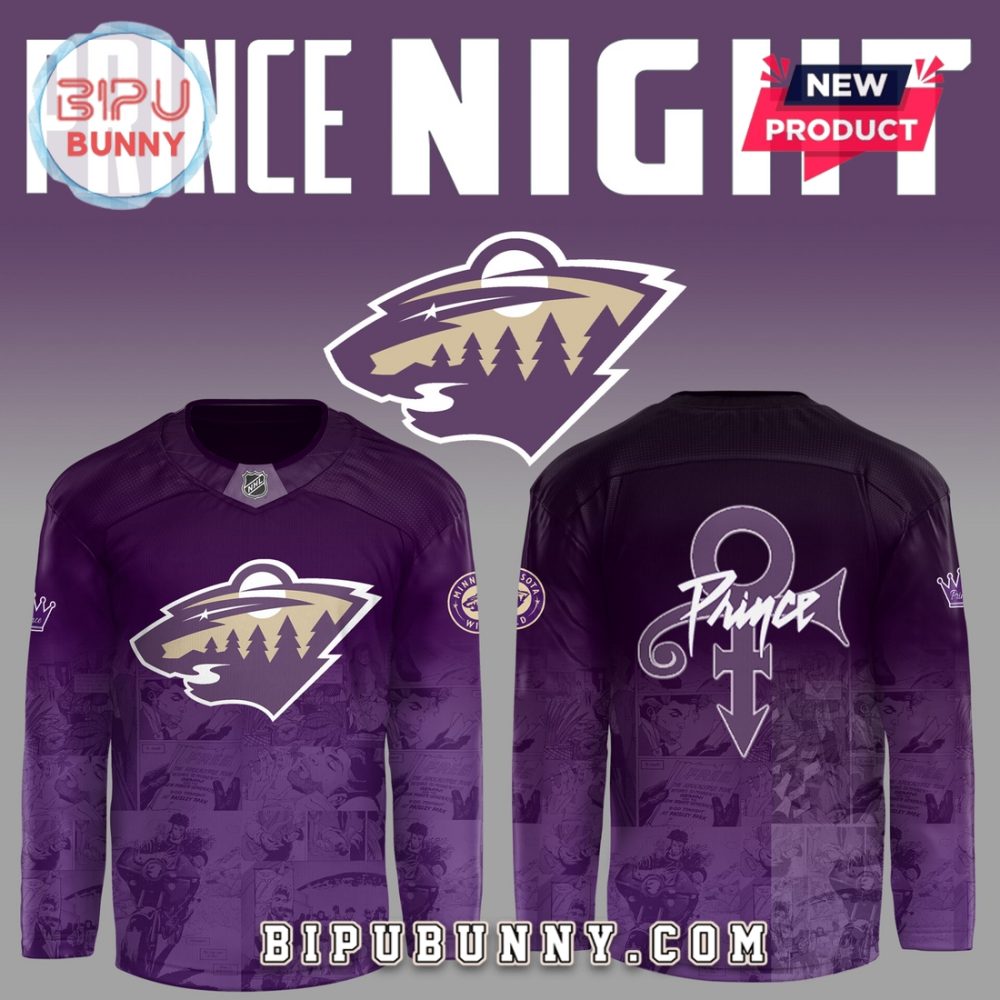 2025 Minnesota Wild X Prince Night Hockey Jersey