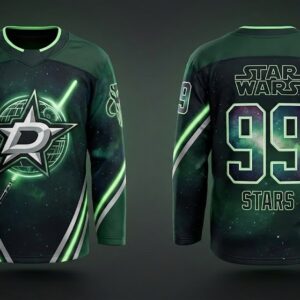 Dallas Stars Star Wars 3D Hockey Jersey