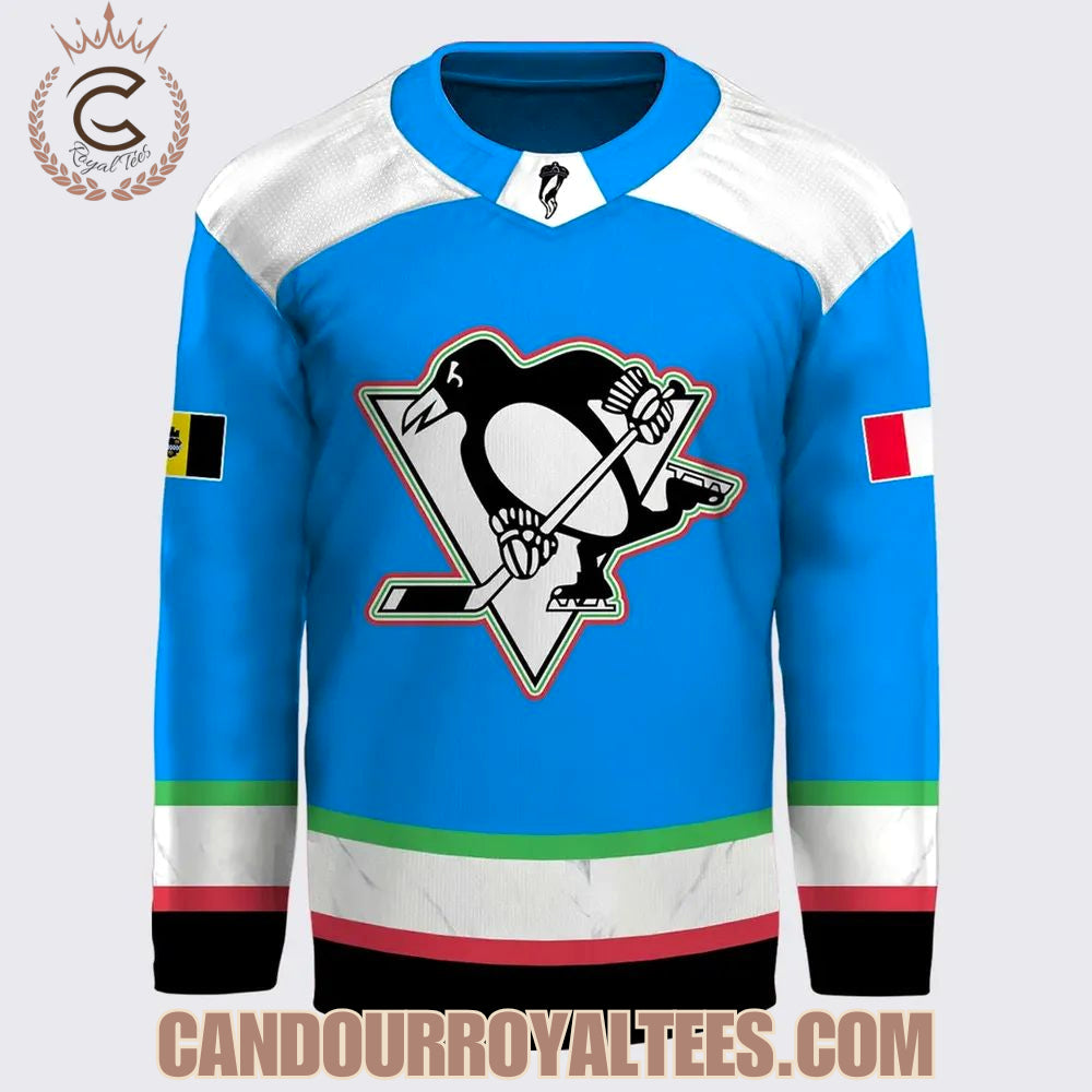 2026 Italian Heritage Night Pittsburgh Penguins Hockey Jersey