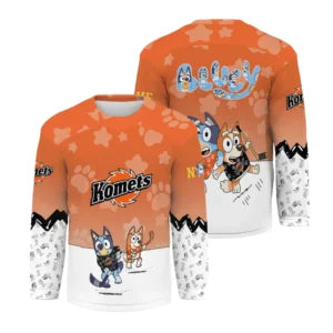 Fort Wayne Komets Bluey Night Hockey Jersey