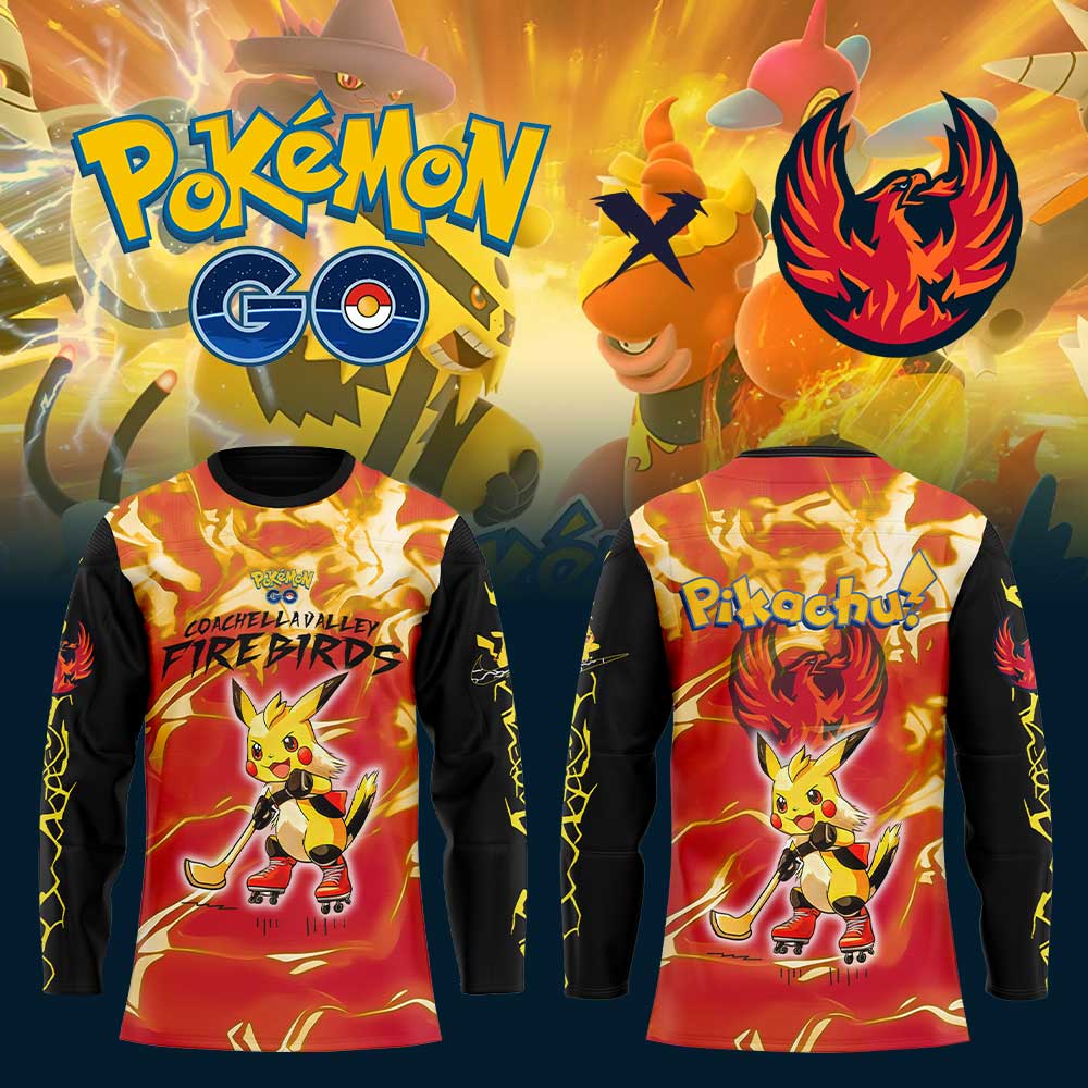 Coachella Valley Firebirds X Pokemon Go Jersey