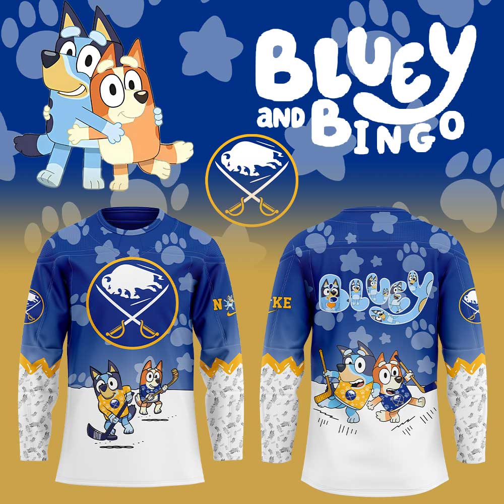 Buffalo Sabres Bluey And Bingo Jersey