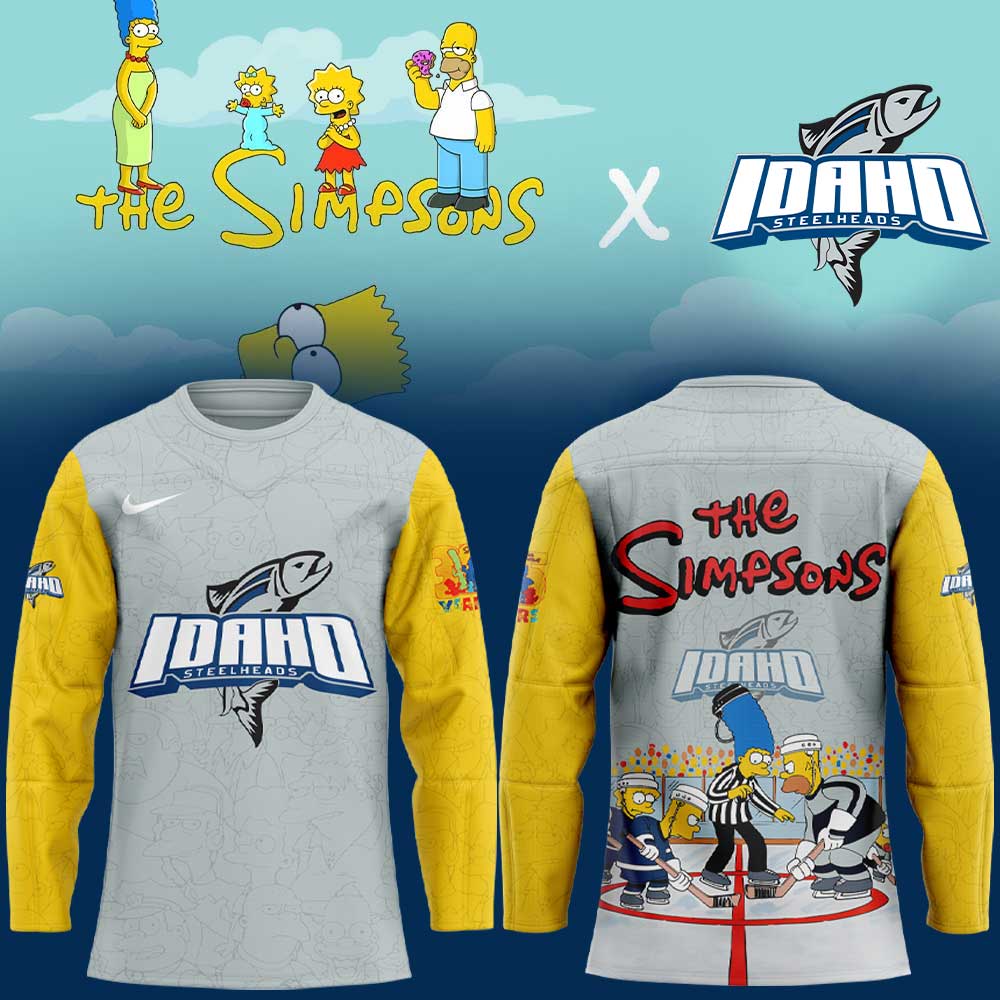 Idaho Steelheads X 35Th The Simpsons Jersey