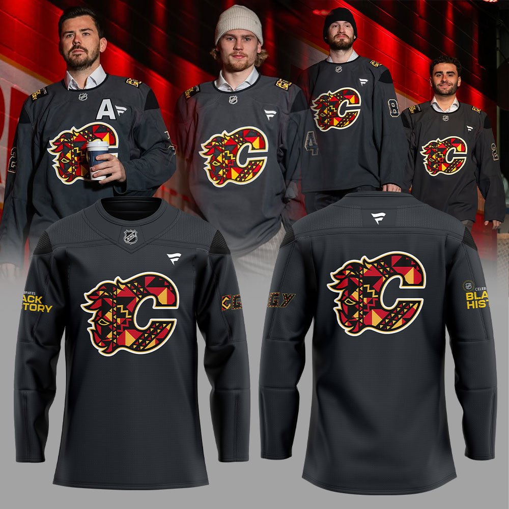 Calgary Flames Black History Month Jersey