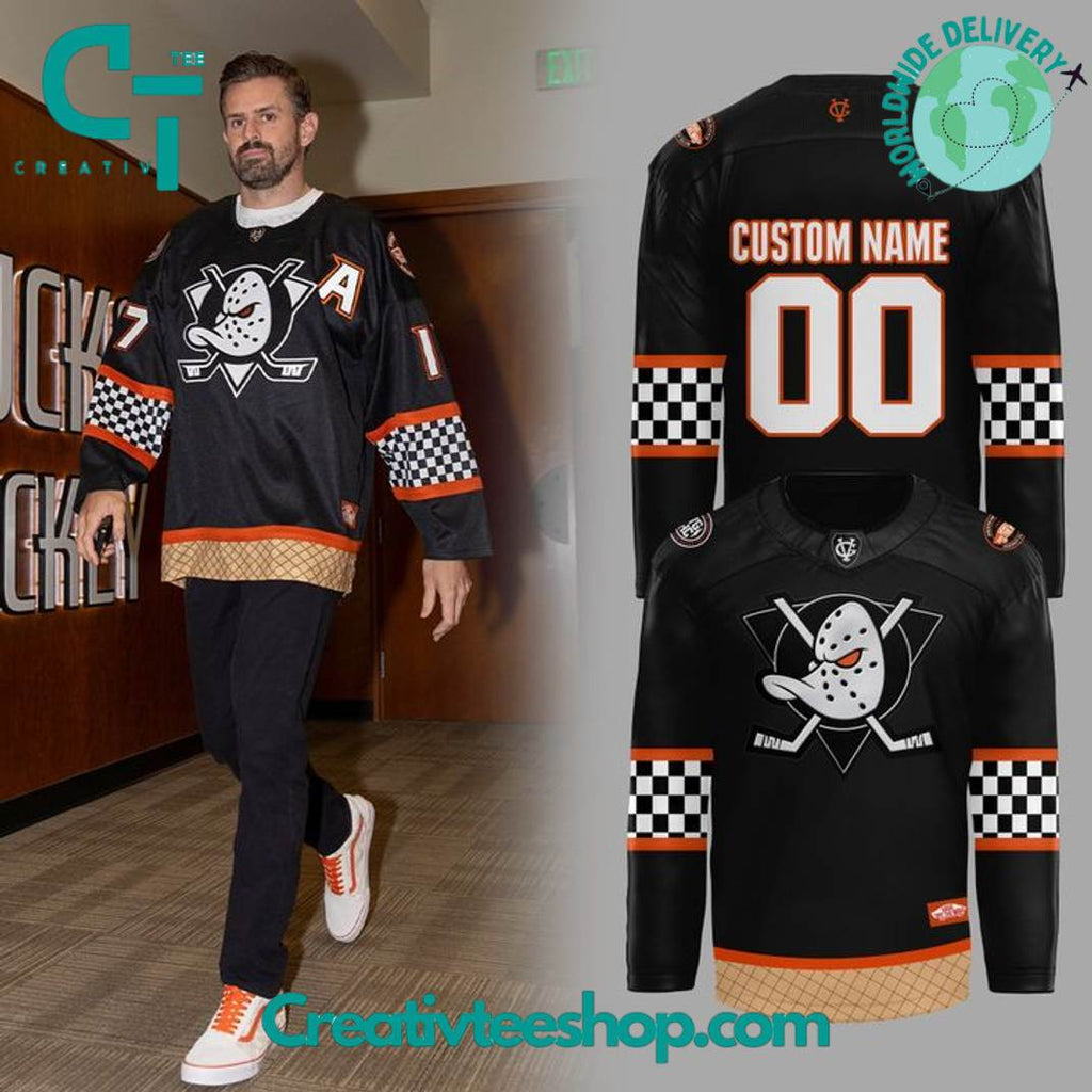 Anaheim Ducks X Vans Off The Wall Special Hockey Jersey