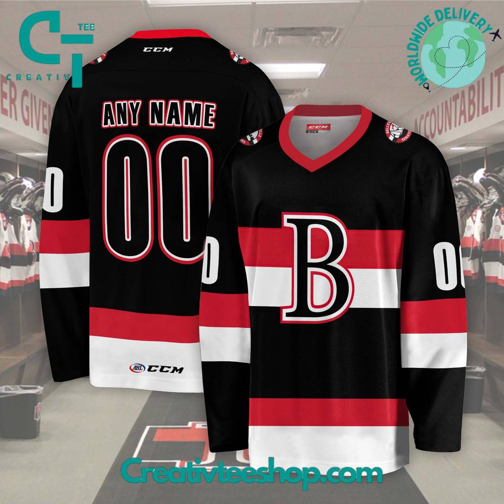 Ahl Belleville Senators 2024 Black Hockey Jersey