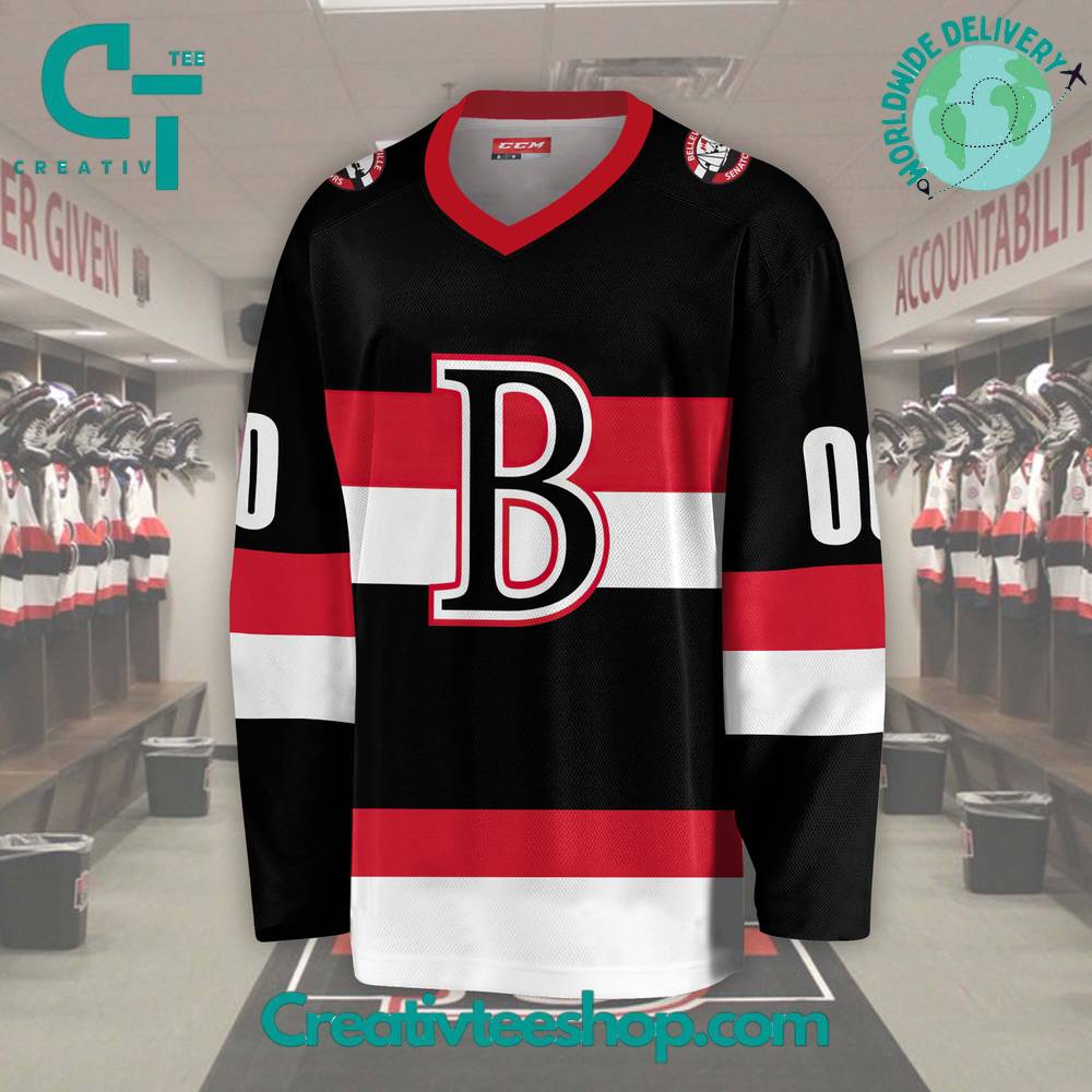 Ahl Belleville Senators 2024 Black Hockey Jersey