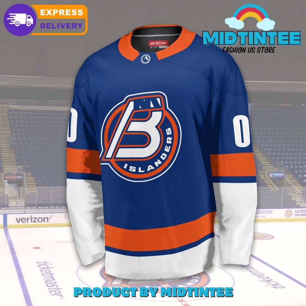 Ahl Bridgeport Islanders 2023-2024 Personalized Hockey Jersey
