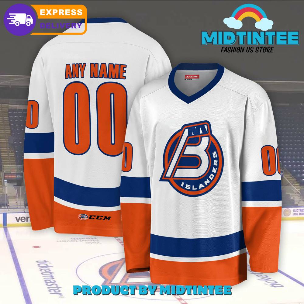 Ahl Bridgeport Islanders 2024 Custom Name Hockey Jersey
