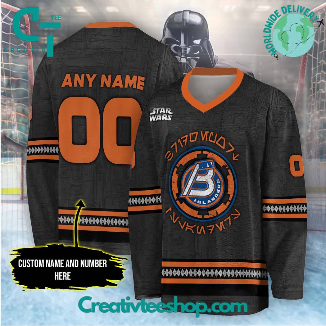 Ahl Bridgeport Islanders X Star Wars 2024 Hockey Jersey