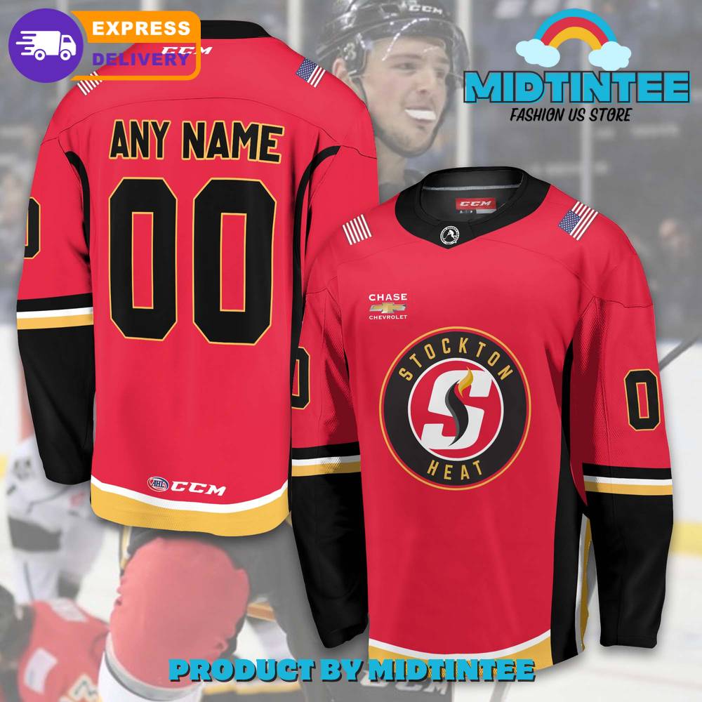 Ahl Calgary Wranglers 23-24 Personalized Red Hockey Jersey