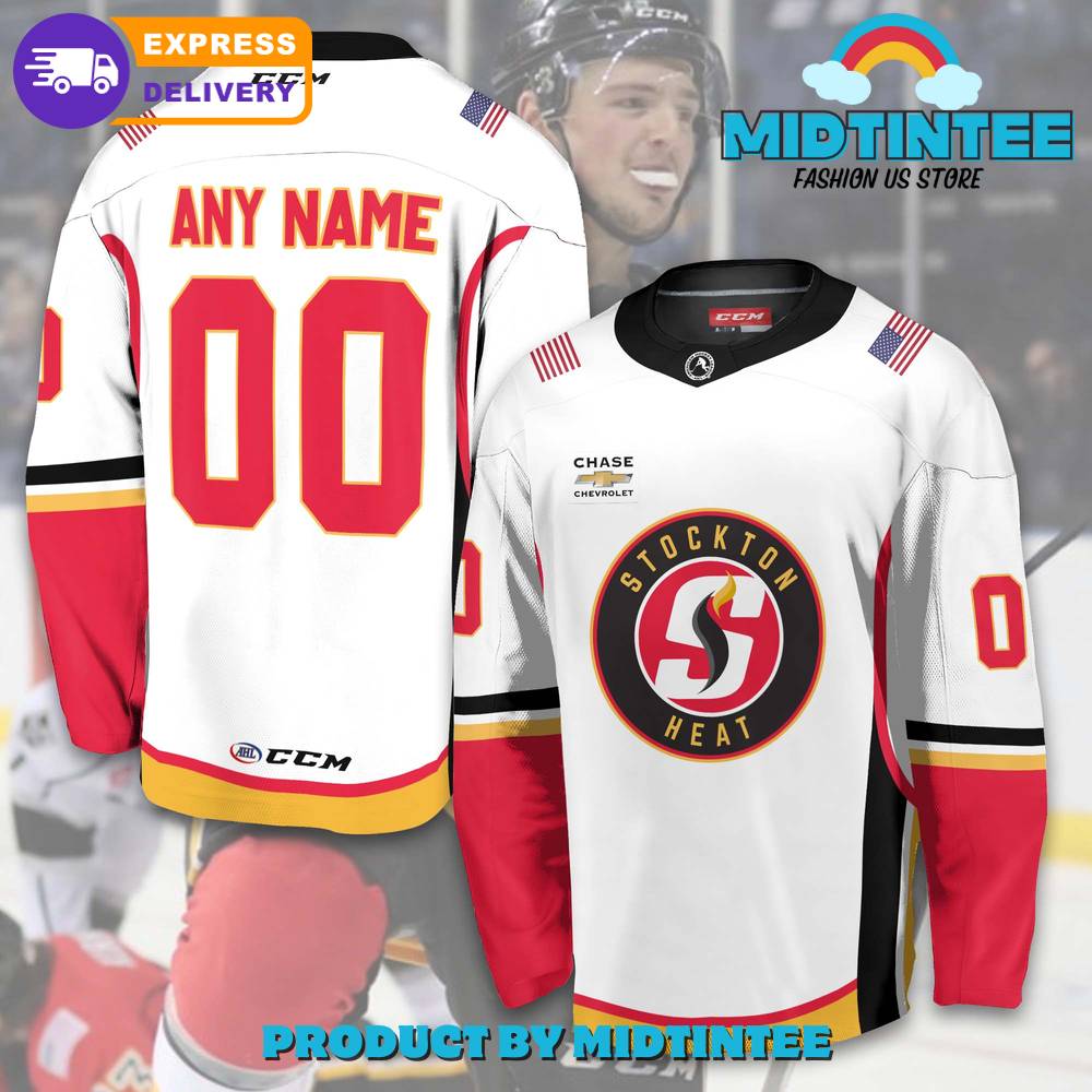 Ahl Calgary Wranglers 23-24 Personalized White Hockey Jersey