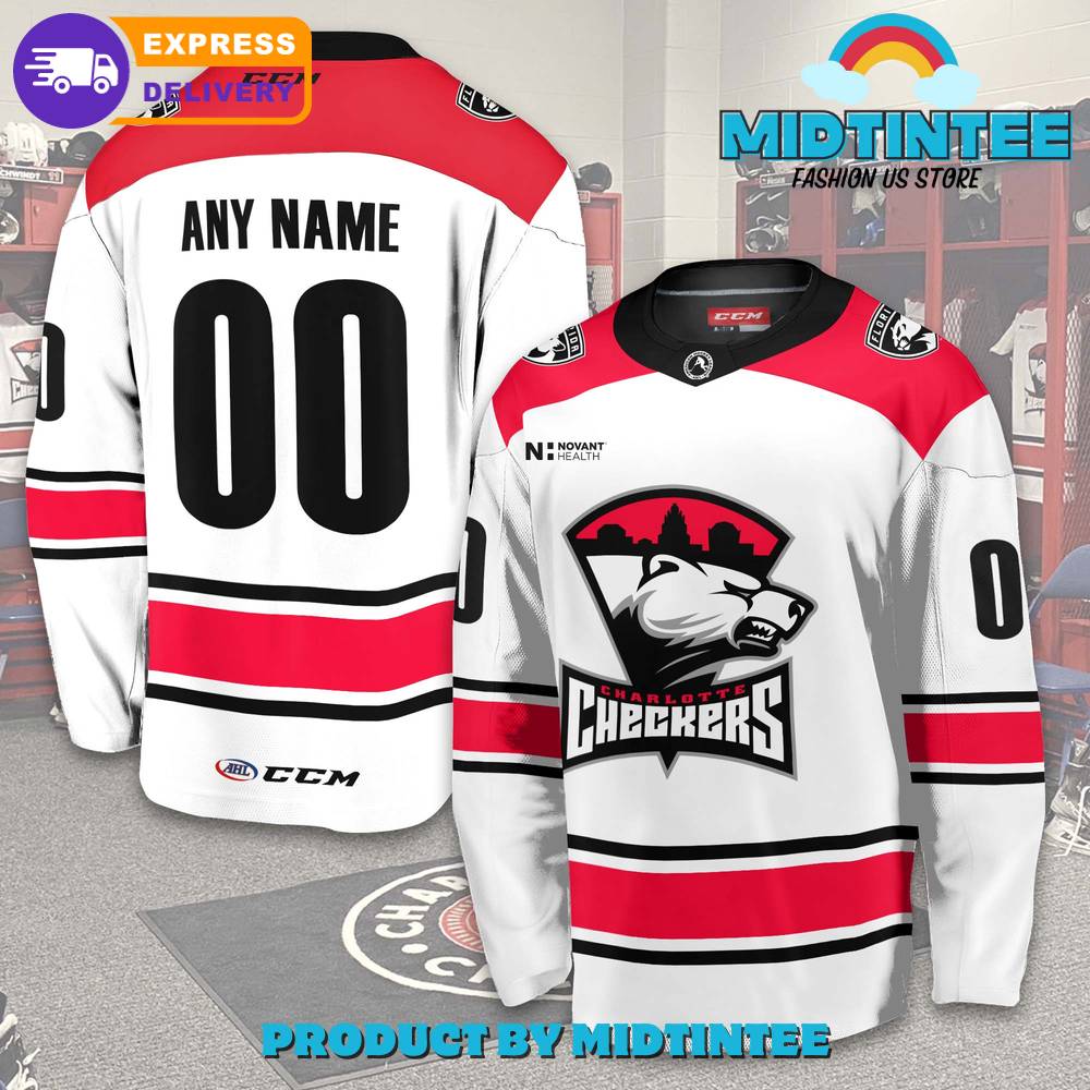 Ahl Charlotte Checkers 2023-2024 Personalized Hockey Jersey