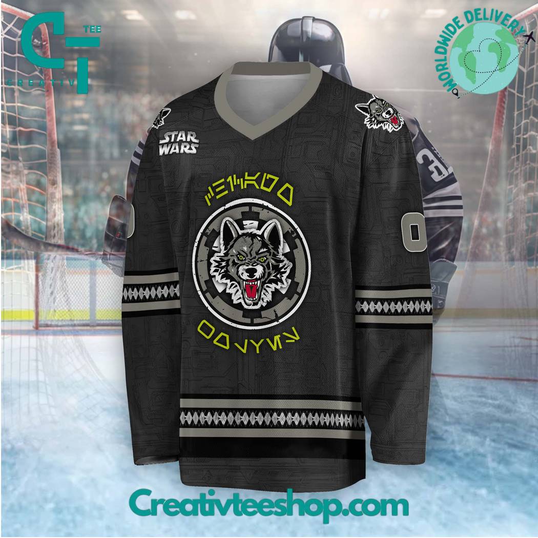 Ahl Chicago Wolves X Star Wars 2024 Hockey Jersey