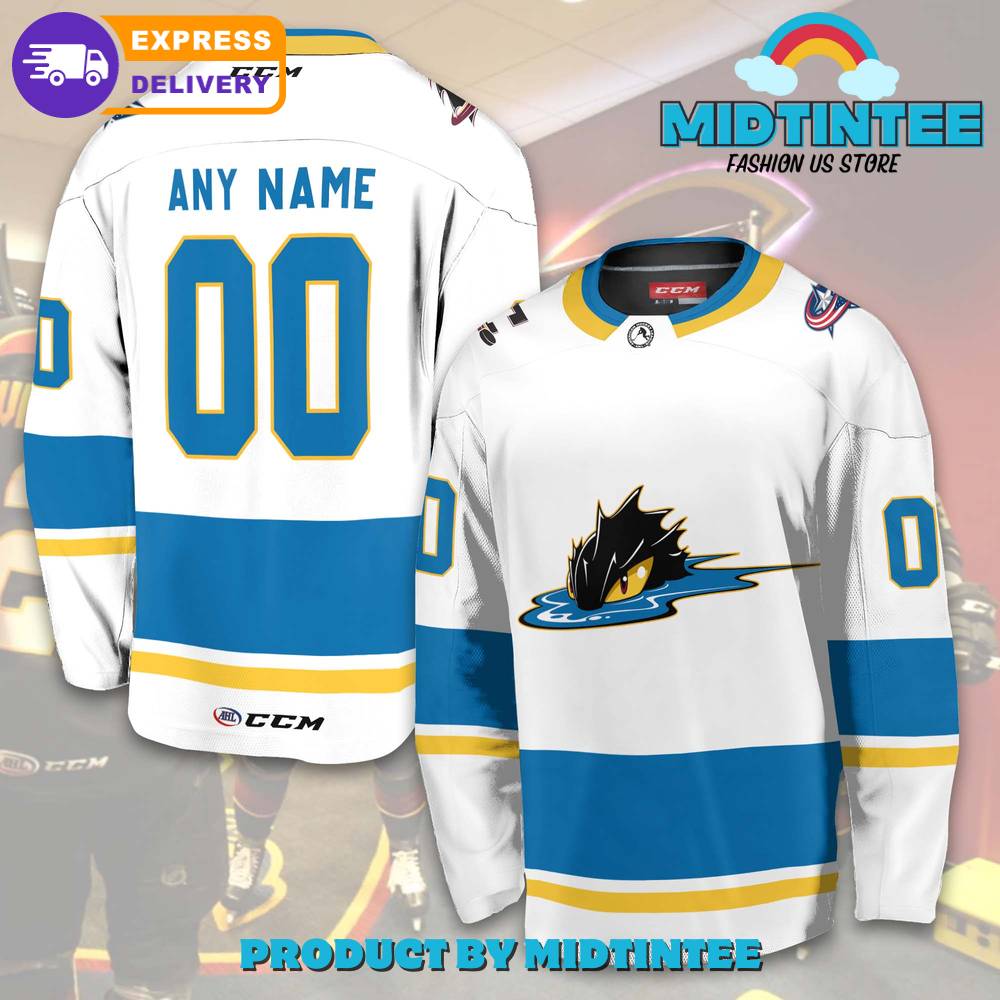 Ahl Cleveland Monsters 2024 Personalized White Hockey Jersey