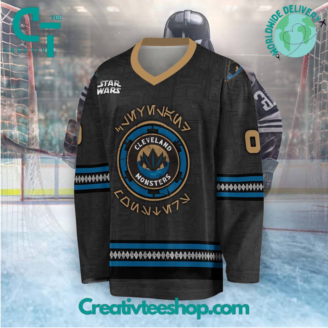 Ahl Cleveland Monsters X Star Wars 2024 Hockey Jersey