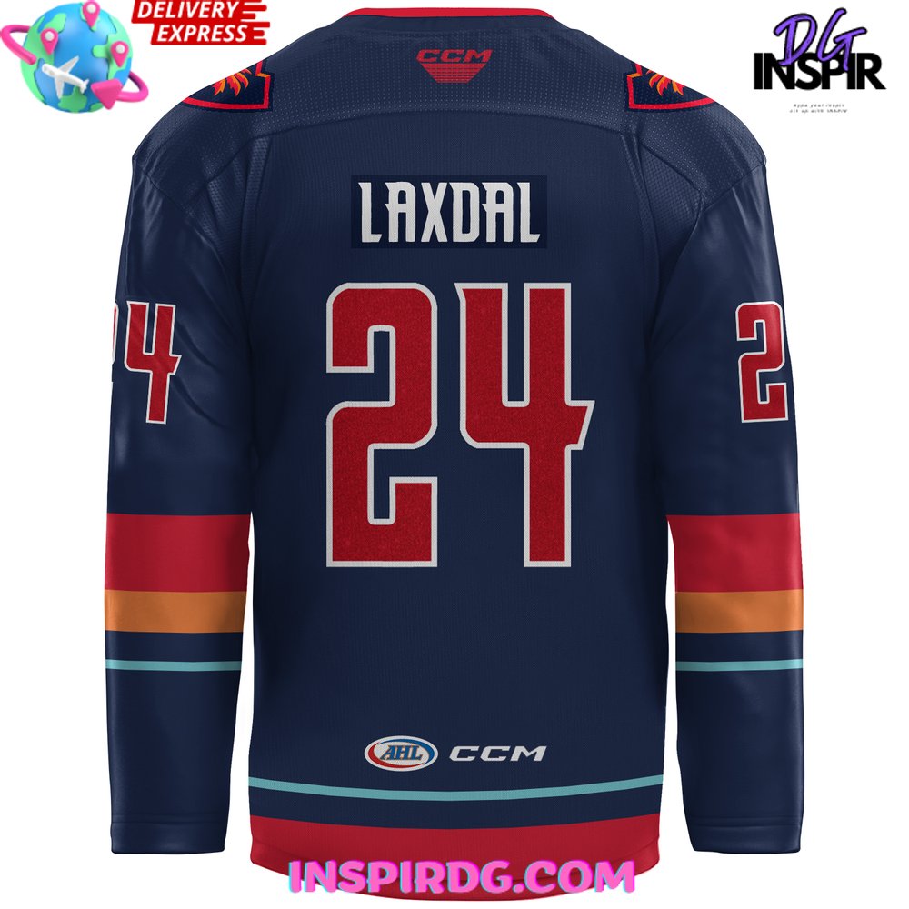 Ahl Coachella Valley Firebirds 2024 Derek Laxdal Hockey Jersey