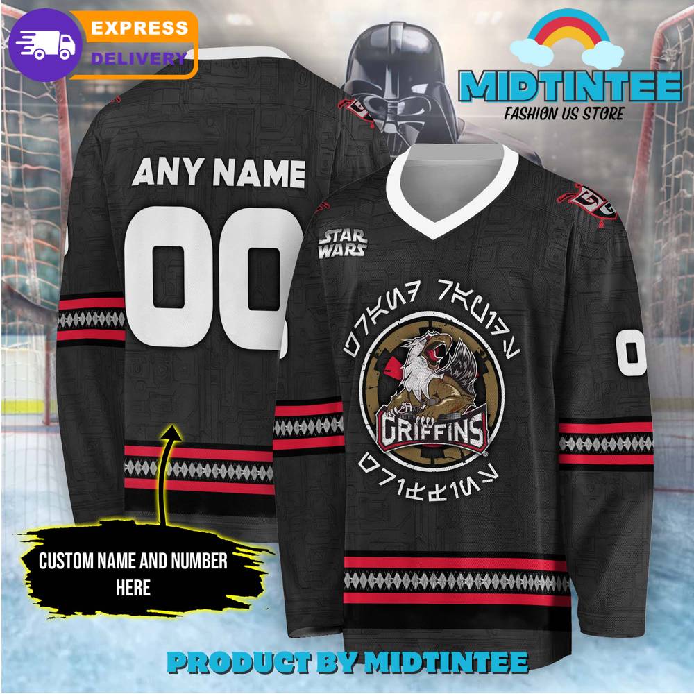 Ahl Grand Rapids Griffins Custom Name 2024 Hockey Jersey