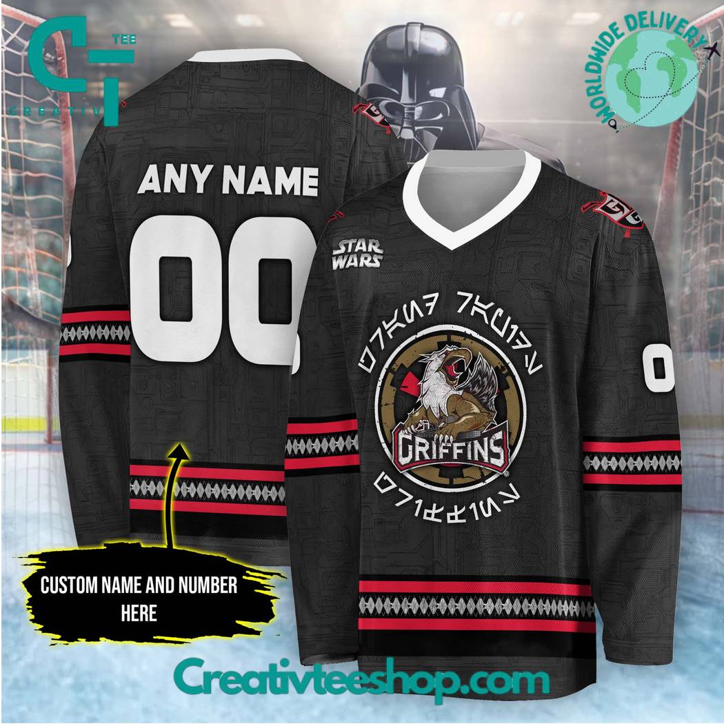 Ahl Grand Rapids Griffins X Star Wars 2024 Hockey Jersey