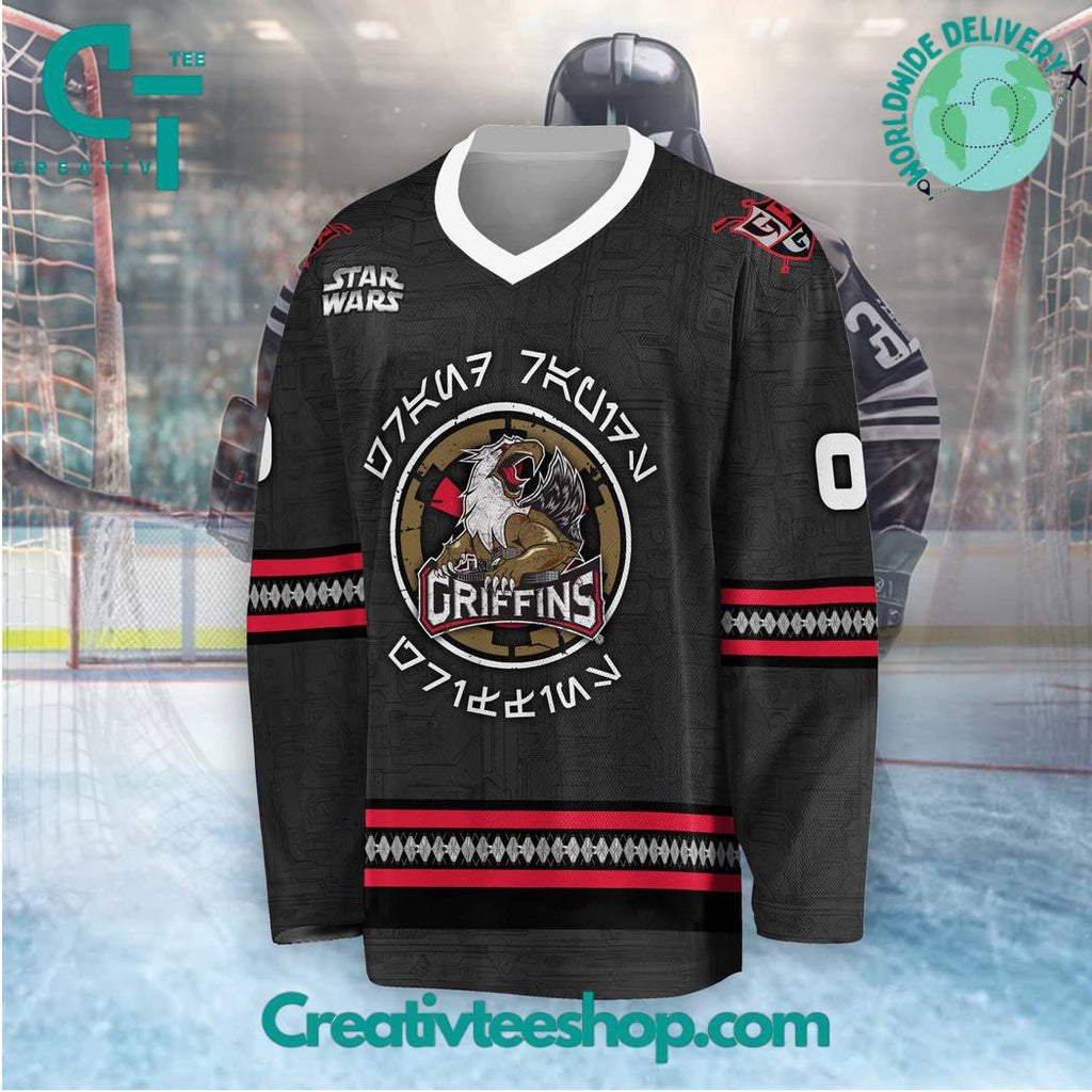Ahl Grand Rapids Griffins X Star Wars 2024 Hockey Jersey