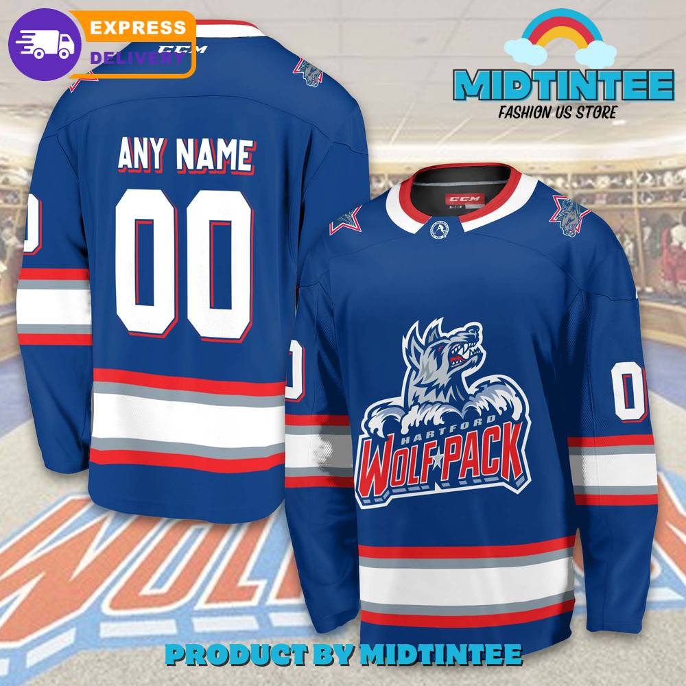 Ahl Hartford Wolf Pack 2024 Personalized Hockey Jersey