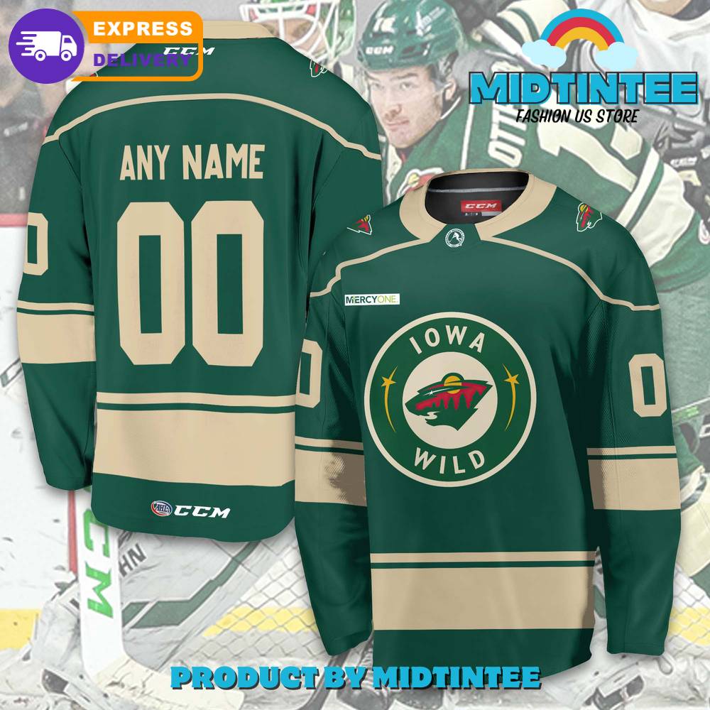 Ahl Iowa Wild 2024 Personalized Hockey Jersey