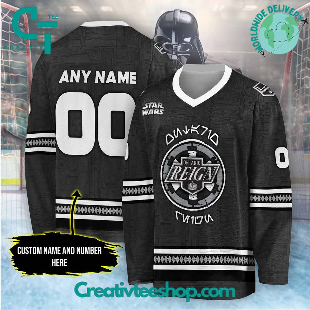 Ahl Ontario Reign X Star Wars 2024 Hockey Jersey
