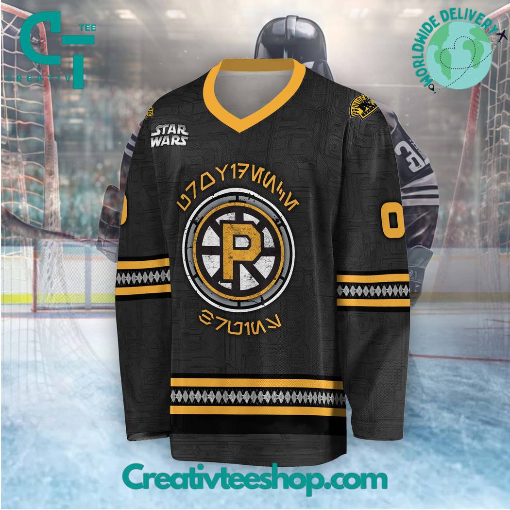 Ahl Providence Bruins X Star Wars 2024 Hockey Jersey
