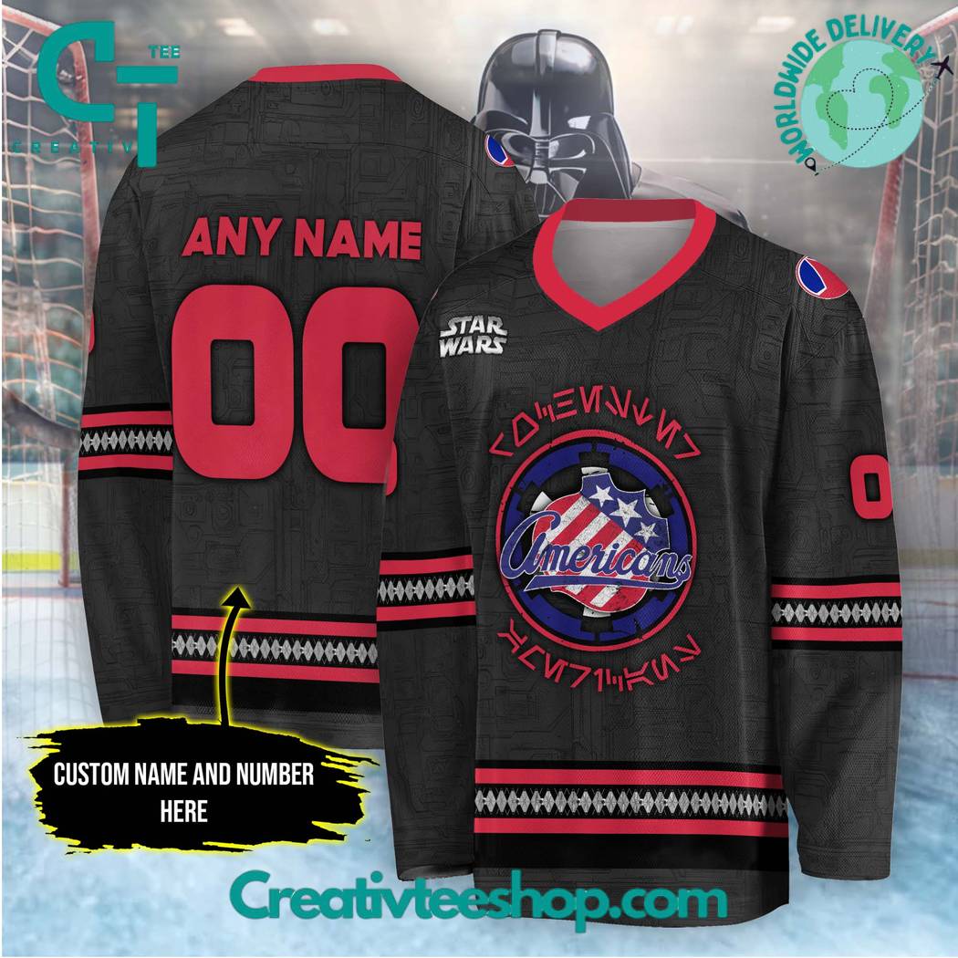 Ahl Rochester Americans X Star Wars 2024 Hockey Jersey