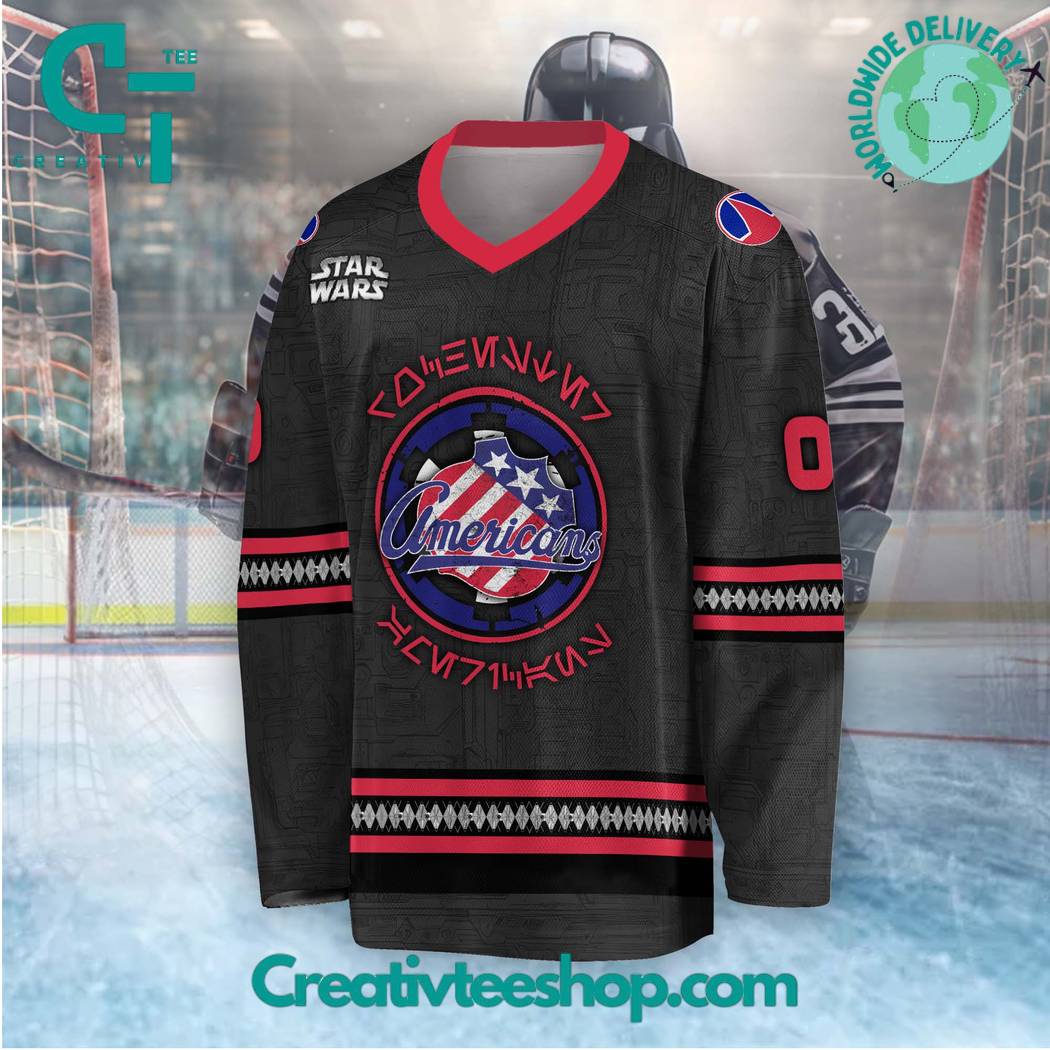 Ahl Rochester Americans X Star Wars 2024 Hockey Jersey