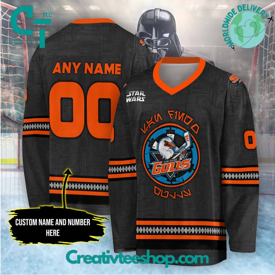 Ahl San Diego Gulls X Star Wars 2024 Hockey Jersey
